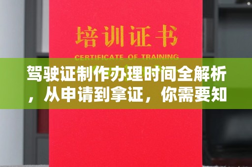 梓潼驾驶证制作办理时间全解析，从申请到拿证，你需要知道的一切