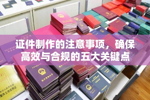 梓潼证件制作的注意事项，确保高效与合规的五大关键点