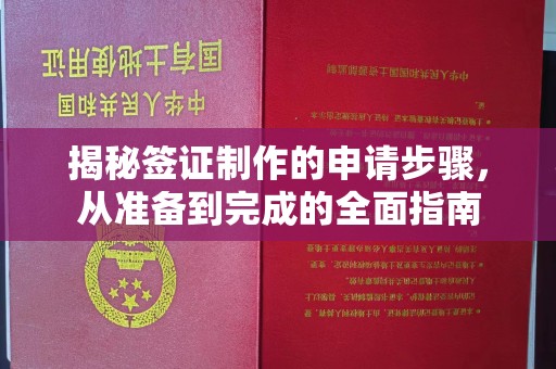 梓潼揭秘签证制作的申请步骤，从准备到完成的全面指南