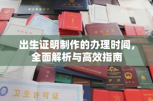 梓潼出生证明制作的办理时间，全面解析与高效指南