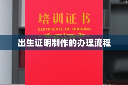 梓潼出生证明制作的办理流程